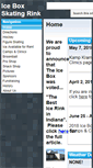 Mobile Screenshot of iceboxskatingrink.org