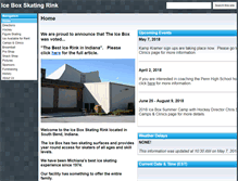 Tablet Screenshot of iceboxskatingrink.org